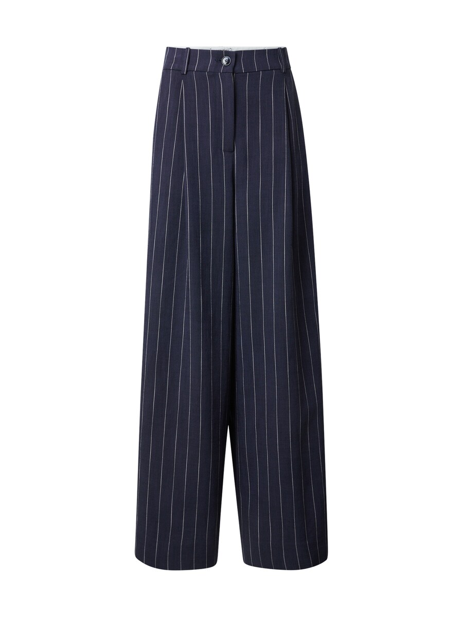 

Широкие брюки со складкой спереди Essentiel Antwerp Hotel, темно-синий