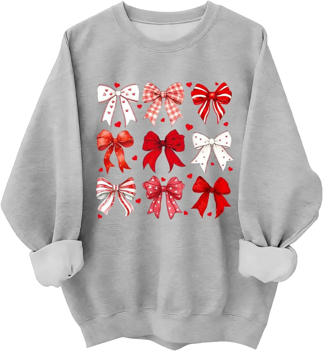 

Свитшот Valentine Coquette Bow Hoodie JIONOCY