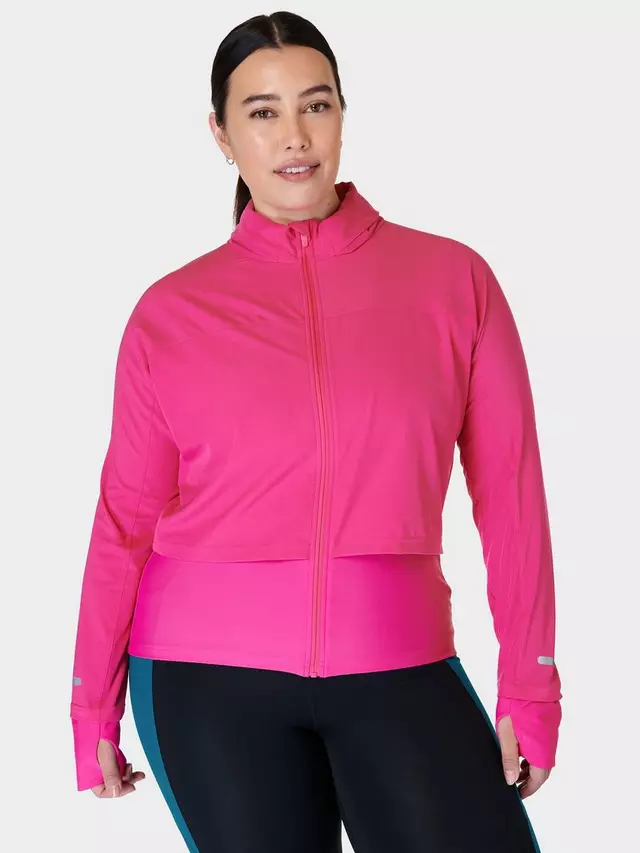 

Куртка Sweaty Betty Fast Track Running, цвет beet/pink