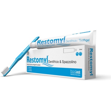 

Зубная паста и зубная щетка для домашних животных Restomyl Small 50 мл Innovet Italia Srl