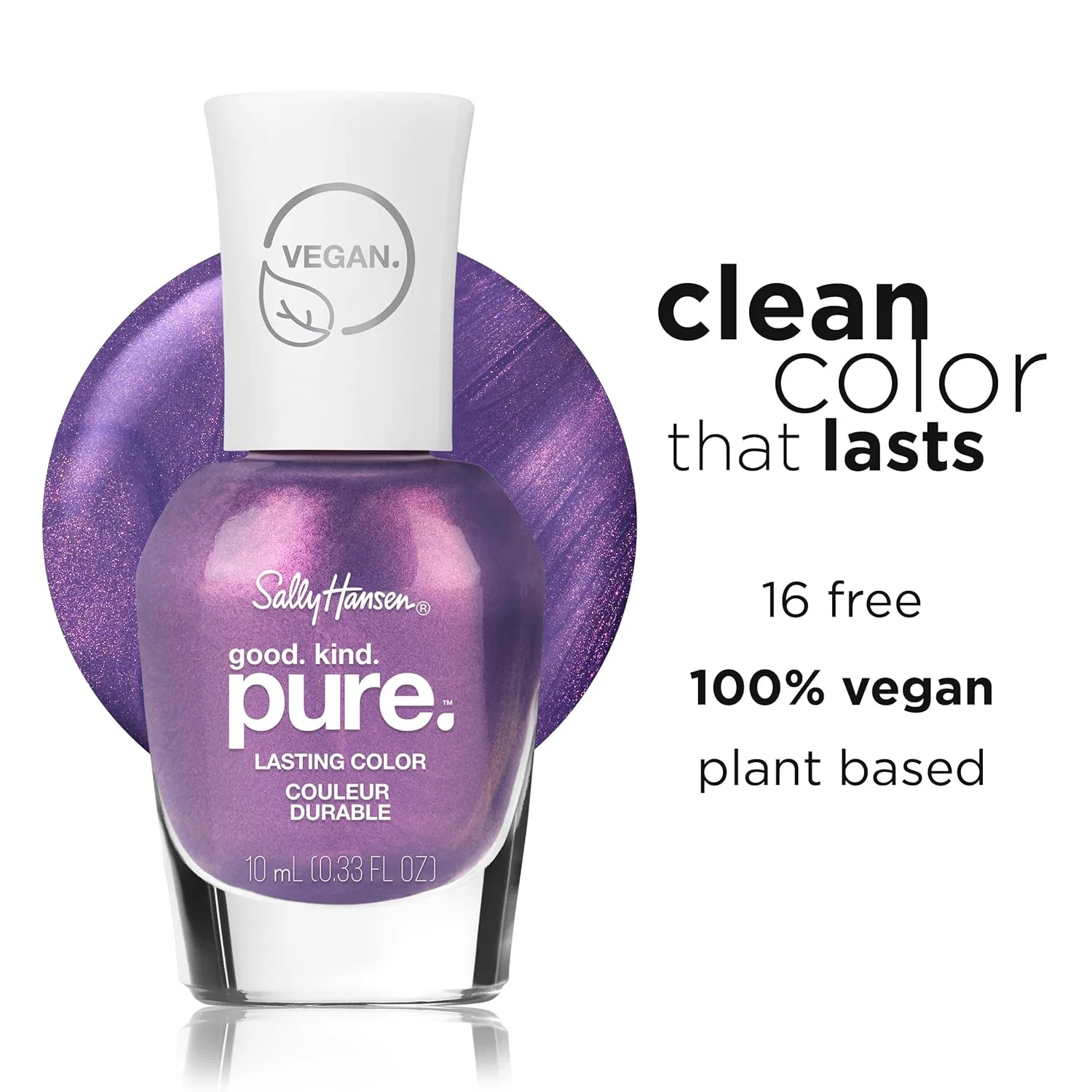 Веганский лак для ногтей Sally Hansen Good Kind Pure Iris Dusk Sally Hansen — фото 4