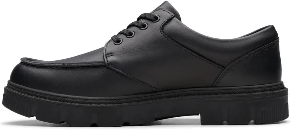 Мужские кроссовки Clarks Lorcam Edge YSHOES, Black (Black Leather) — фото 2