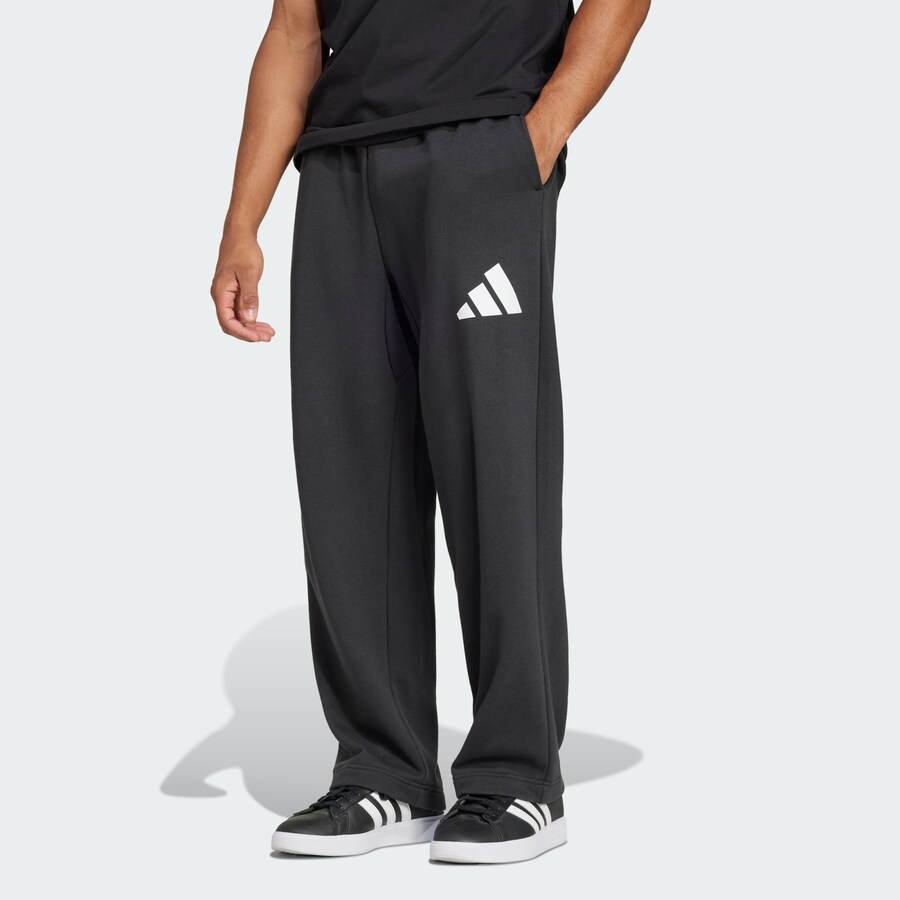 Длинные брюки ADIDAS SPORTSWEAR Loose fit Workout Pants Essentials, черный — фото 2
