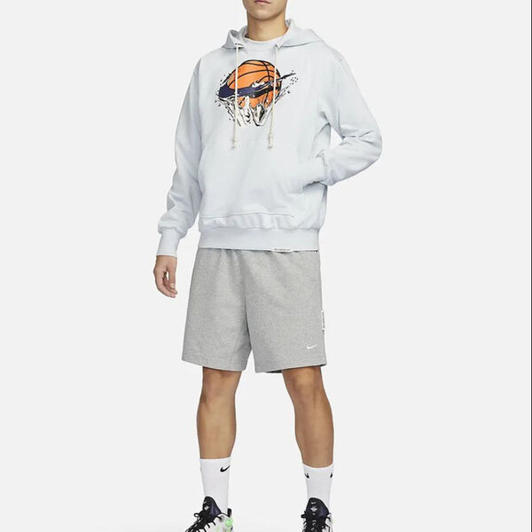 Толстовка dri fit стандартный выпуск баскетбольная толстовка Nike, серый — фото 3