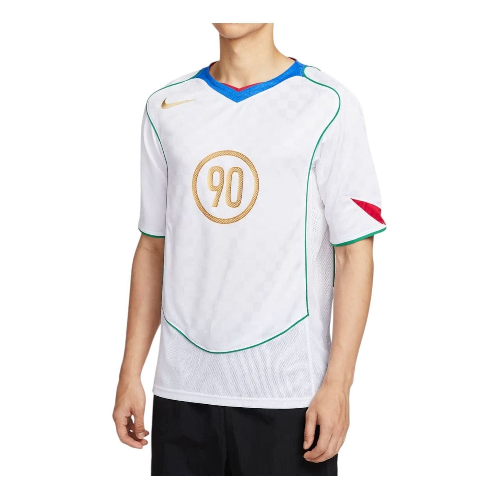 

Джерси Nike Total 90 Dri-FIT Soccer Jersey 'White Italy Blue Red'