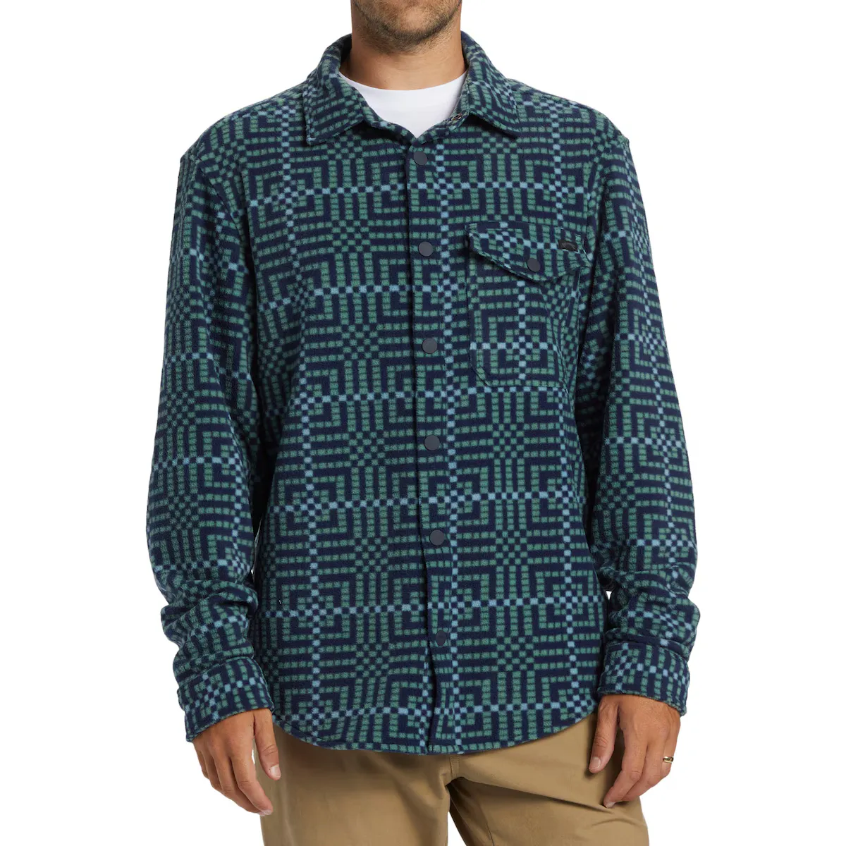 

Мужская рубашка Billabong Furnace Flannel, зеленый