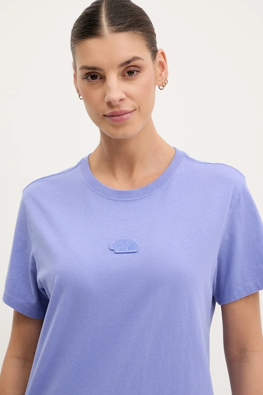 

Футболка хлопковая Nature Relaxed The North Face, фиолетовый
