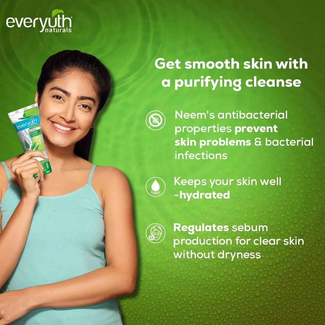 Гель для умывания Everyuth — Purifying Neem, 150 мл — фото 2