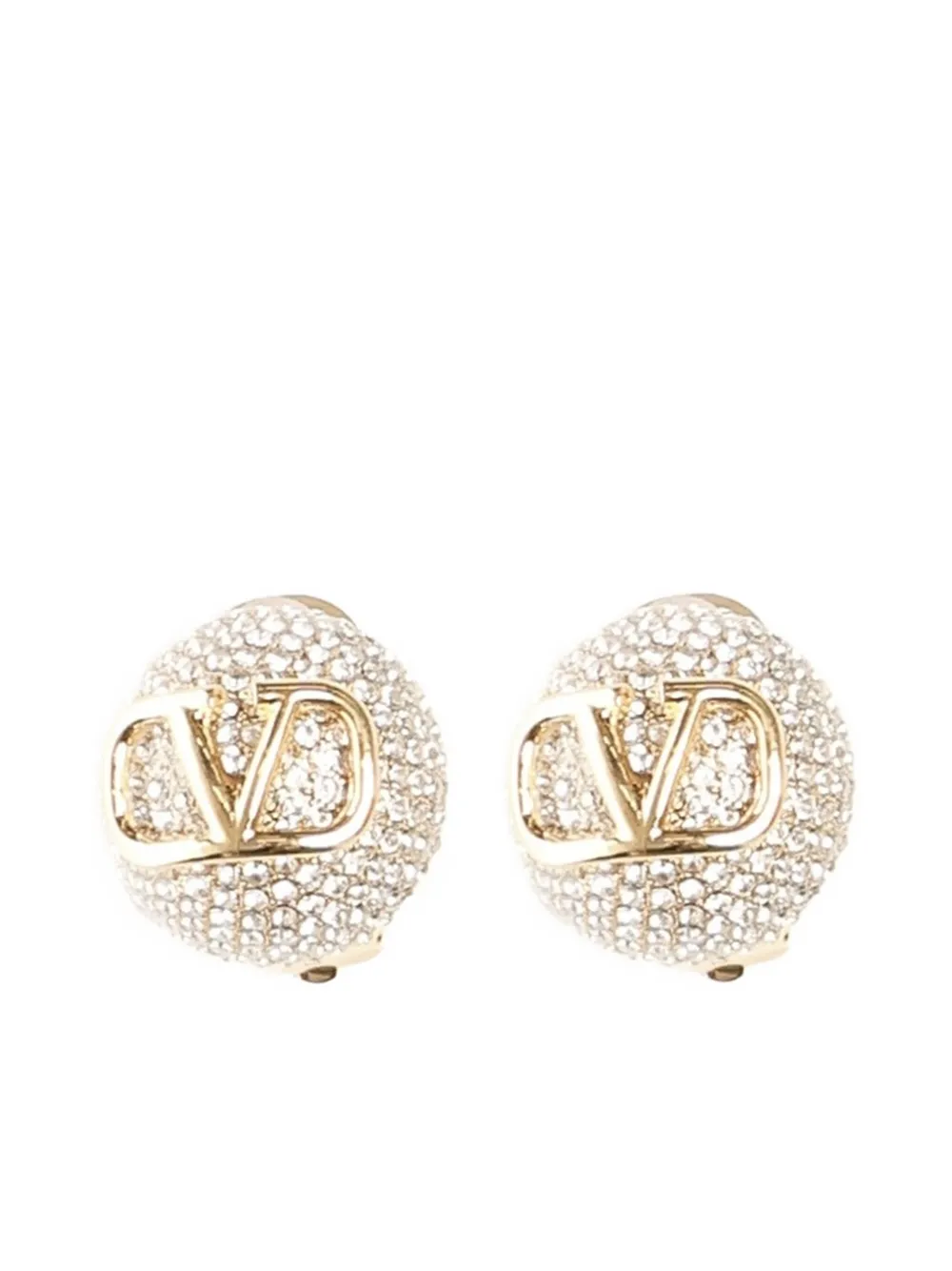 

Серьги с логотипом VLogo Signature и кристаллами VALENTINO GARAVANI, золотой