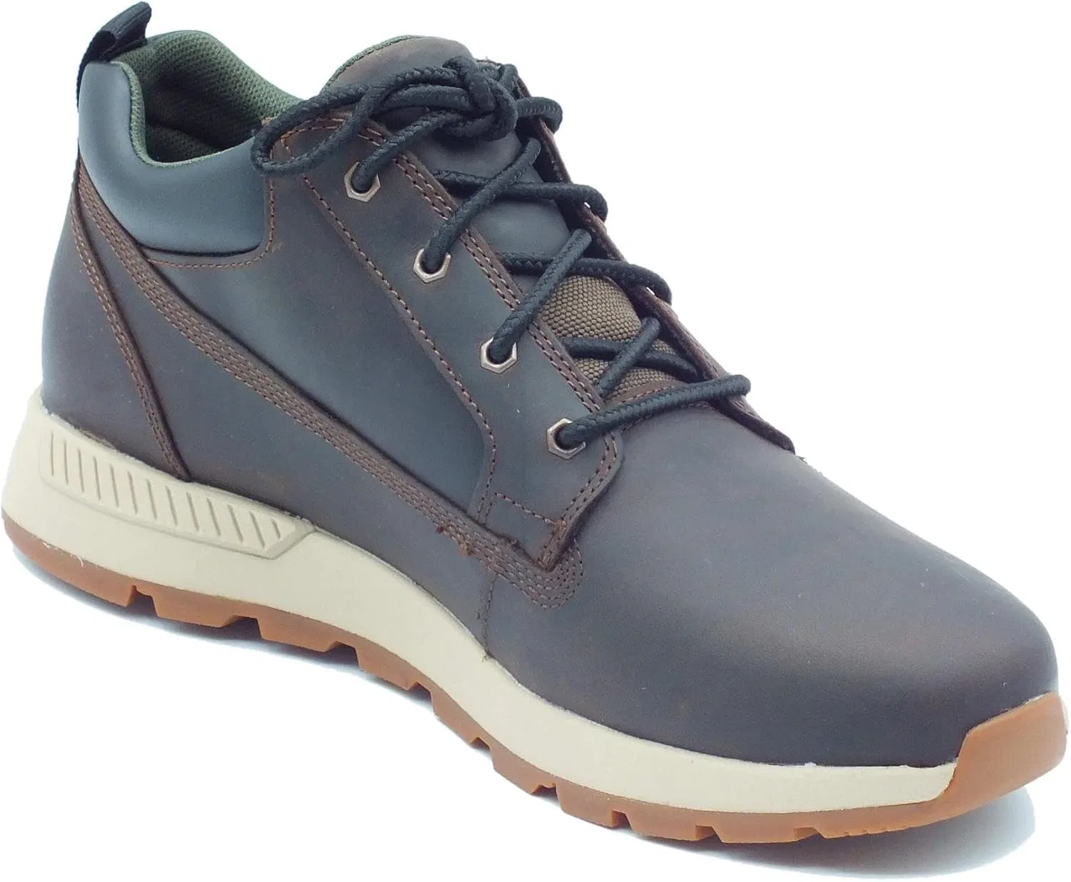 Мужские кожаные ботинки Timberland 0A2HVM Killington Trekker Low Chukka черного цвета — фото 2