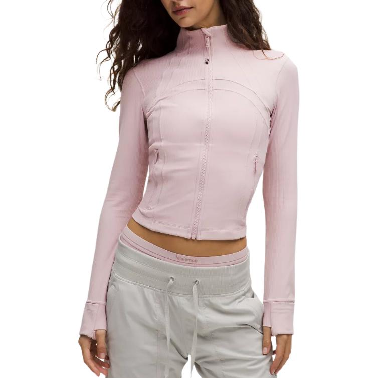 

Женское пальто для йоги Lululemon, porcelain розовый/poik