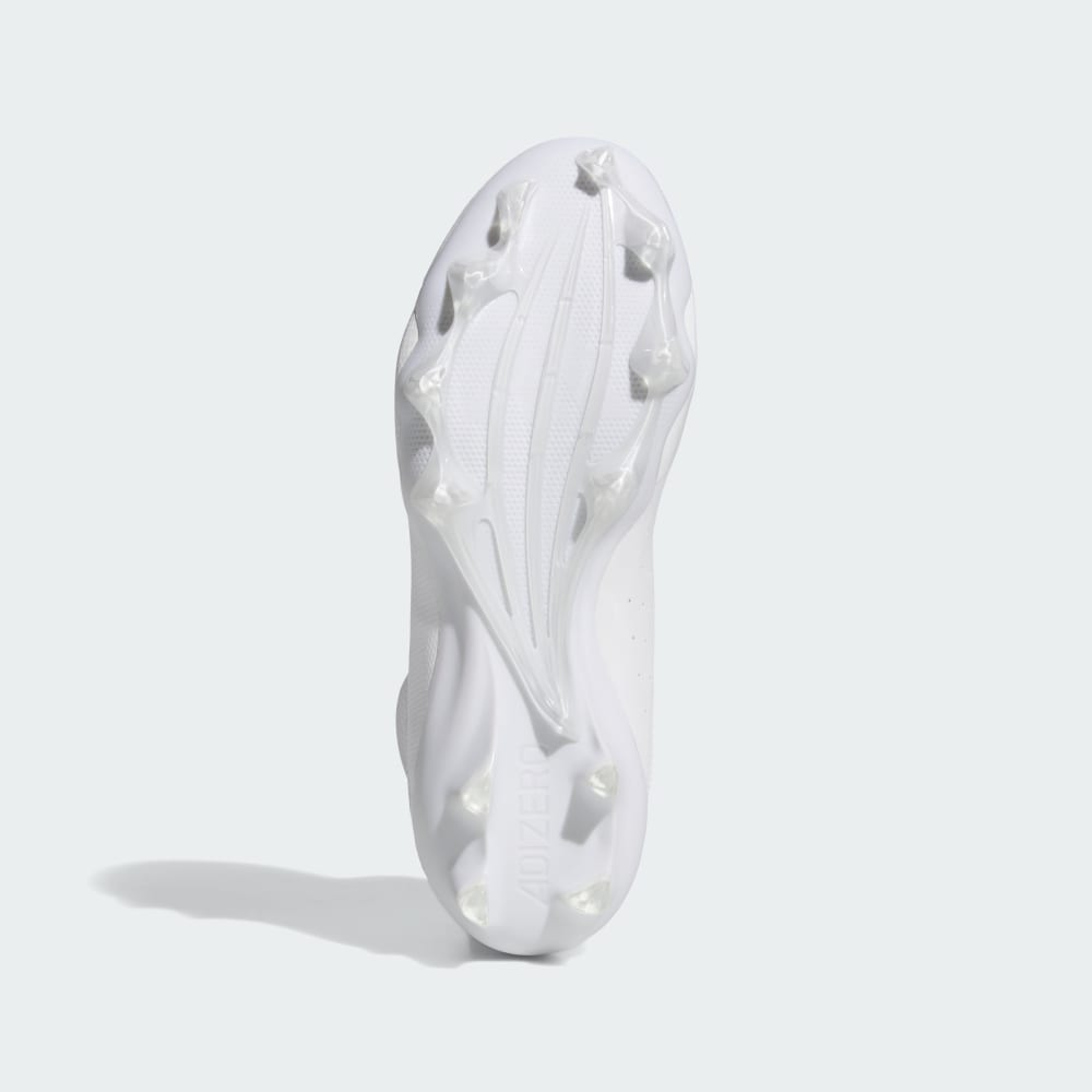 Бутсы Adidas Adizero Chaos Football Linemen Cleats, цвет Cloud White/Silver Metallic/Cloud White — фото 3