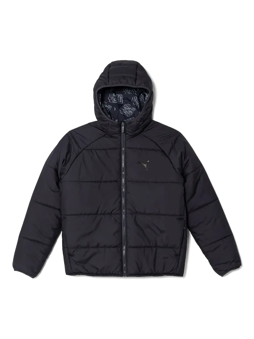 

Пуховик с капюшоном Puma Kids, черный