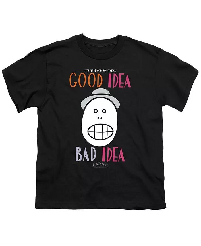 

Футболка с коротким рукавом для мальчиков Good Idea Bad Idea Animaniacs, черный