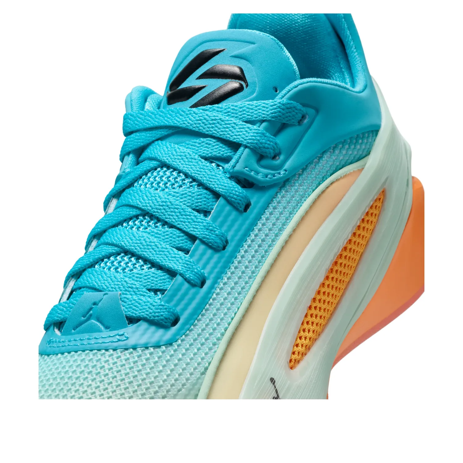 Кроссовки (GS) Air Jordan Luka 5 'Turquoise Blue Green Glow Kumquat' — фото 3