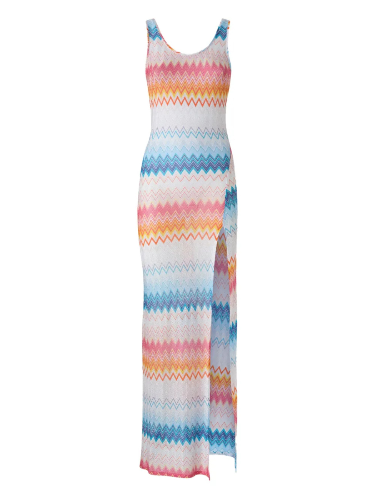 

Платье с зигзагообразным узором Missoni, белый