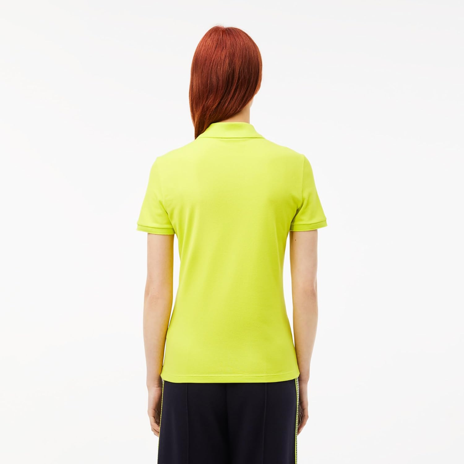 Поло Lacoste Firefly, Slim Fit, из стрейч-пике, женское — фото 3