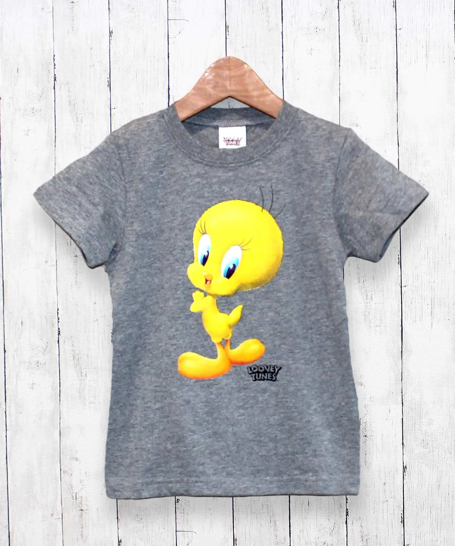 Детская футболка с принтом Tweety Looney Tunes ZI-ON серая