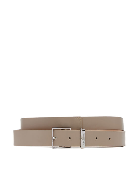 

Женский ремень Branded Loop Square Belt 2.5 K60K612866 Calvin Klein, бежевый