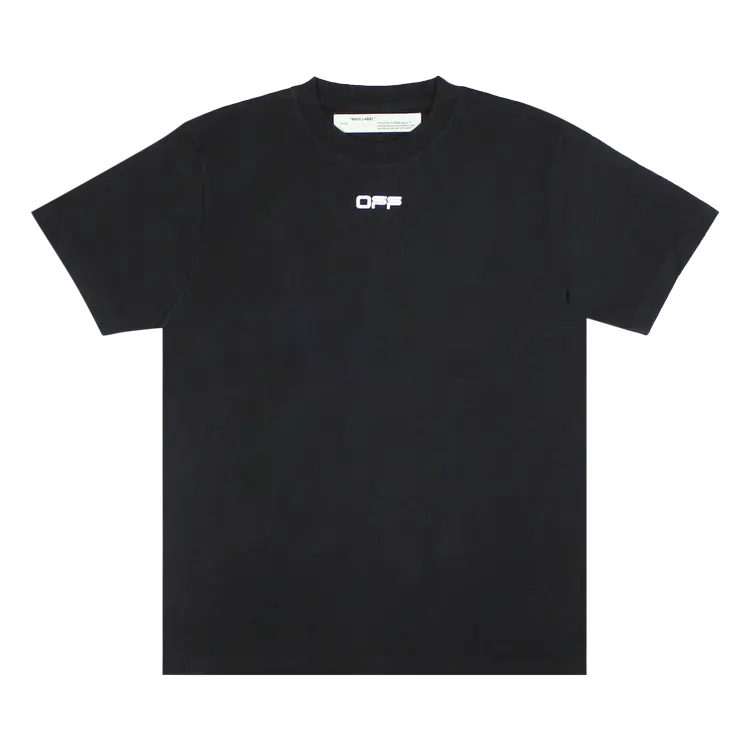 

Футболка Off-White Airport Tape 'Black/White', черный