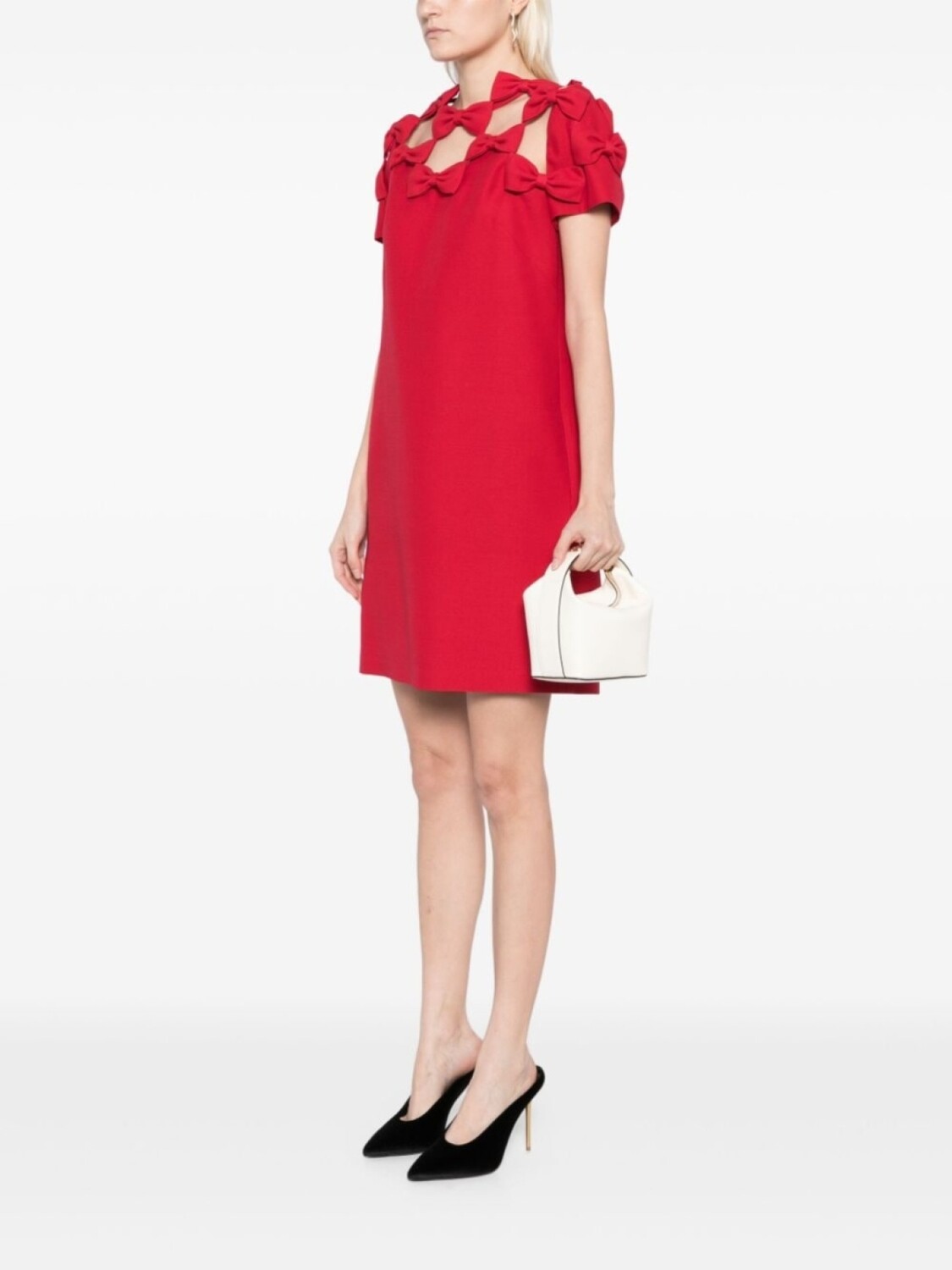 

Valentino Garavani мини-сумка Vlogo The Bold Edition, серый
