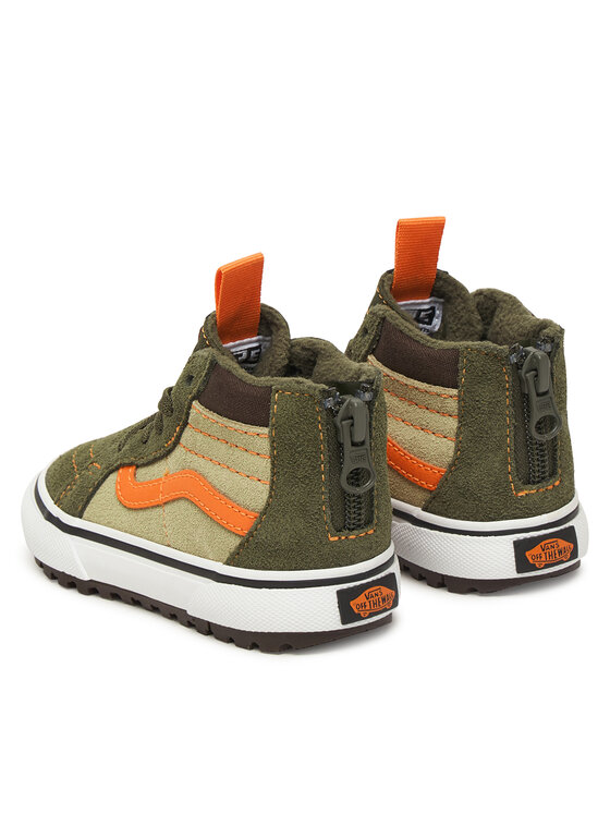 Кроссовки MTE SK8-Hi Zip VN000D0MKCZ1 Vans, хаки — фото 3