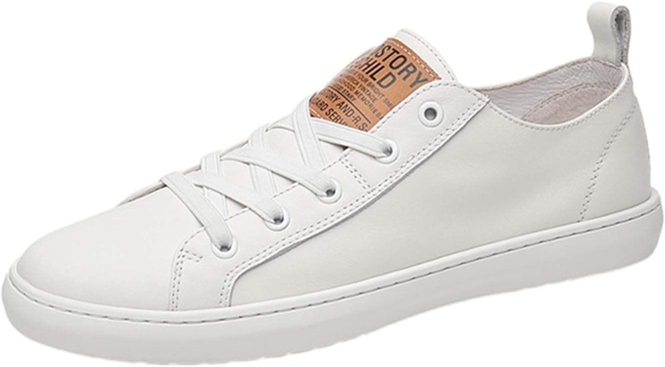 

Мужские белые теннисные кроссовки с мягкой подошвой, низкие модные кроссовки из кожи для мужчин Sywzx&Xfybz