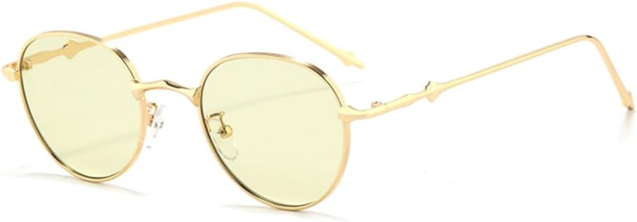 

Солнцезащитные очки LVTFCO овальной формы для женщин, металлическая оправа, винтажные солнцезащитные очки с градиентным переходом, мужские и женские очки с защитой от УФ-излучения UV400, Green