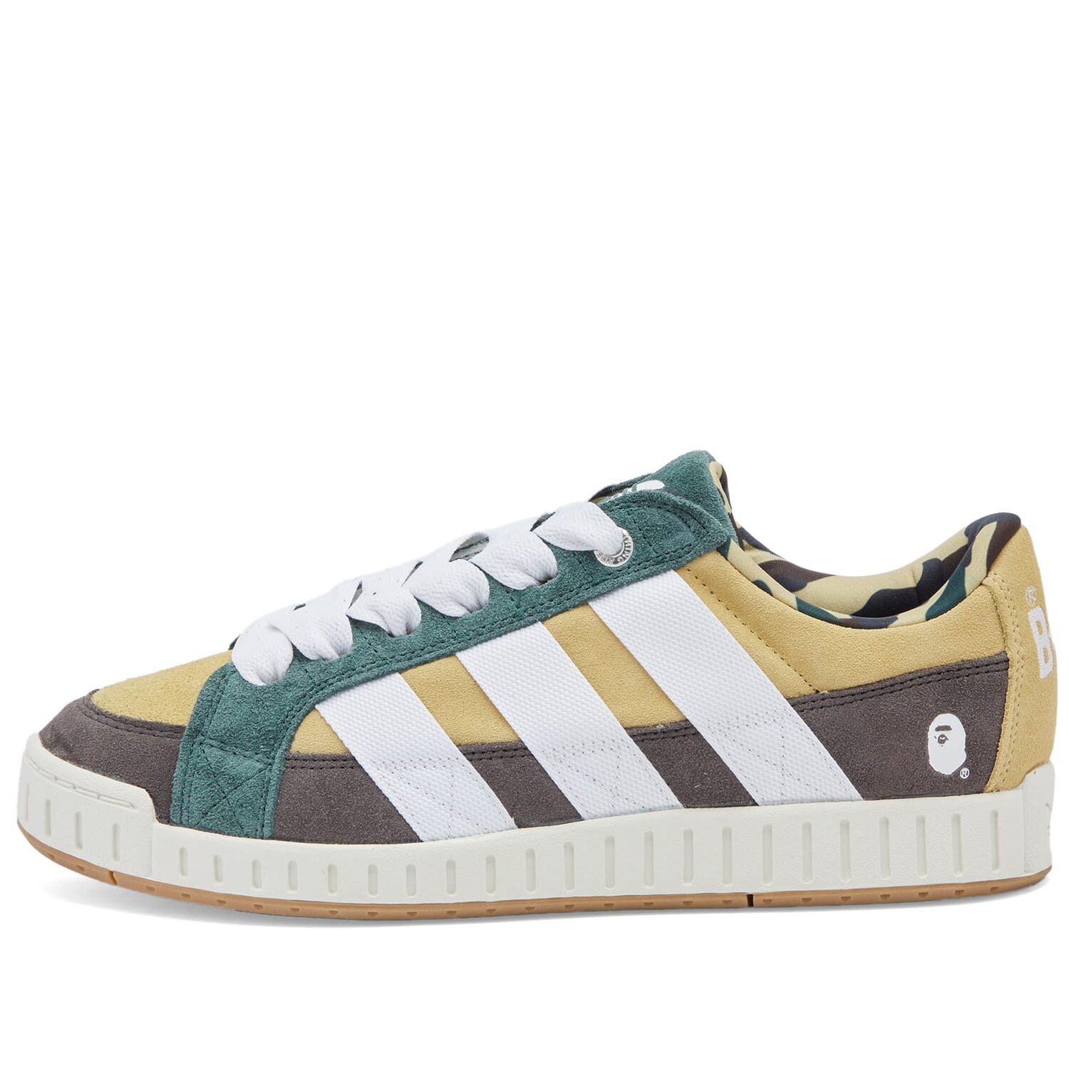 

Кроссовки Adidas X Bape Lawsuit, цвет Sand, Footwear White & Core White