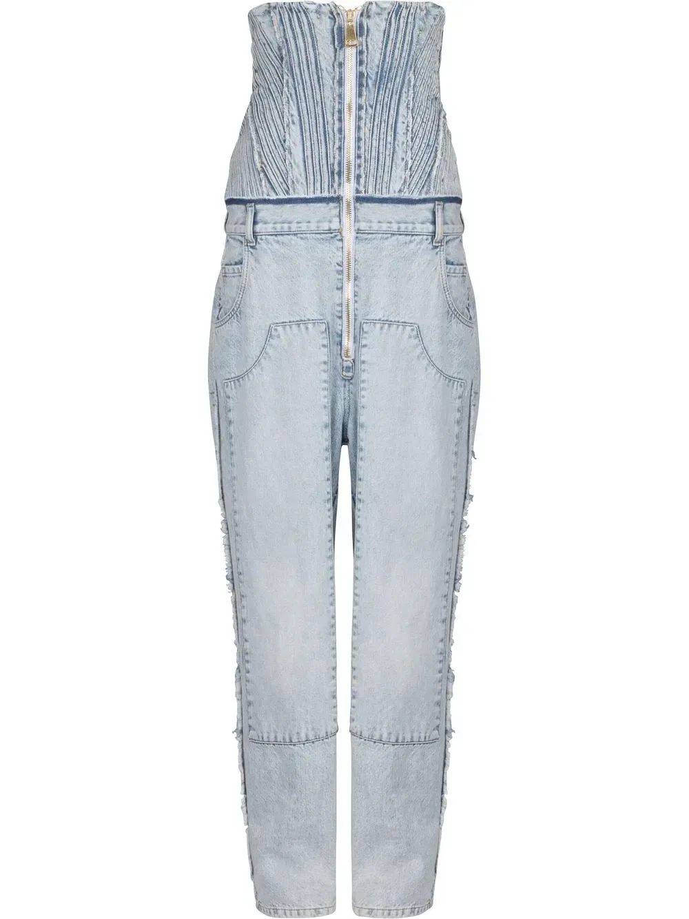 Джинсы бойфренды Vintage Balmain, синий