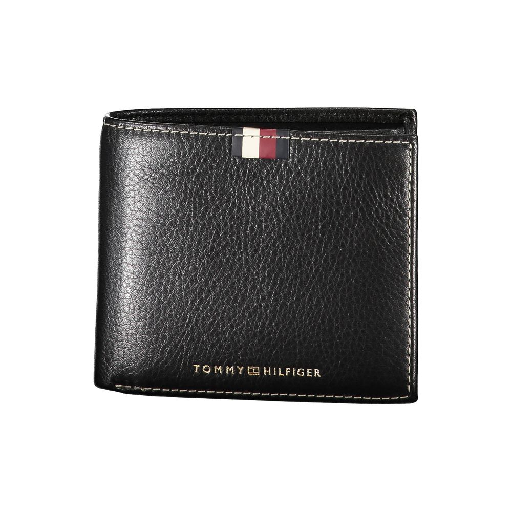 

Мужской кожаный кошелек Tommy Hilfiger, черный