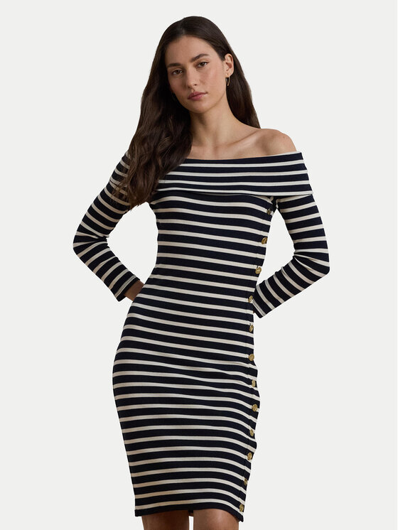 

Платье облегающего кроя для повседневной носки 250957718001 Lauren Ralph Lauren, синий