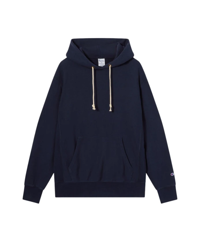 

Худи свободного кроя с обратным плетением Champion, синий