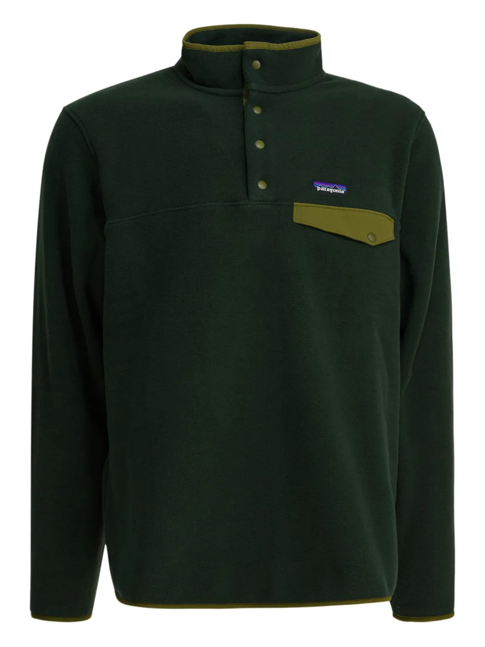 

Флисовый свитшот Patagonia, зеленый