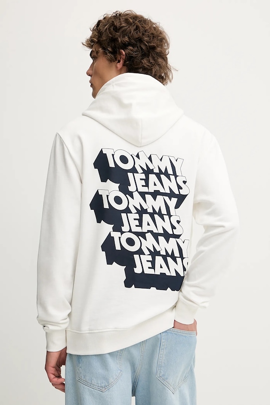 

Хлопковая толстовка Tommy Jeans, белый