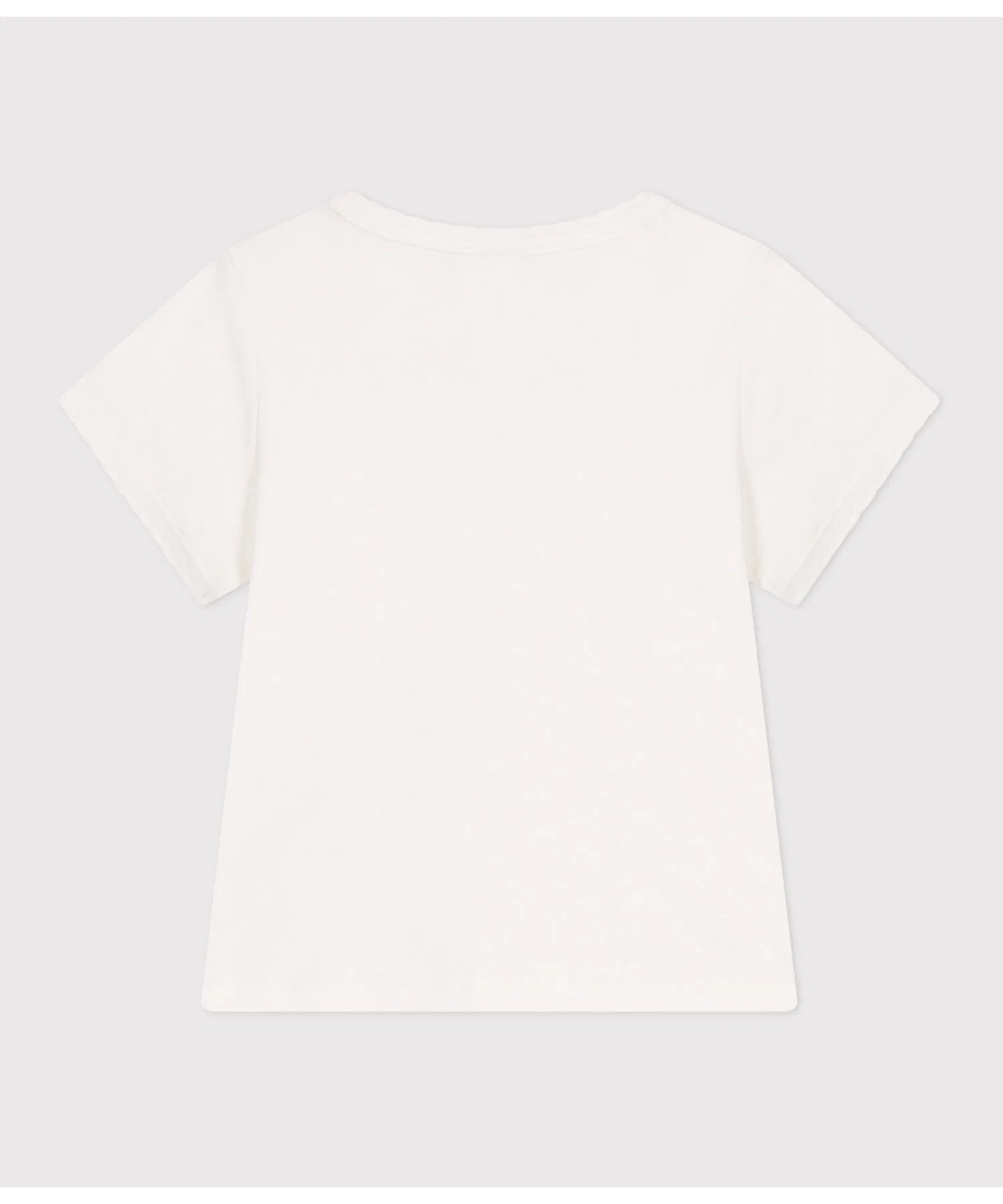 Детская футболка PETIT BATEAU из хлопка белого цвета — фото 4