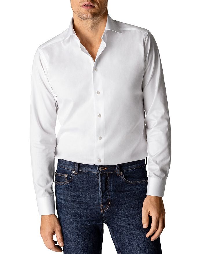

Классическая рубашка Slim Fit из фирменного твила Eton