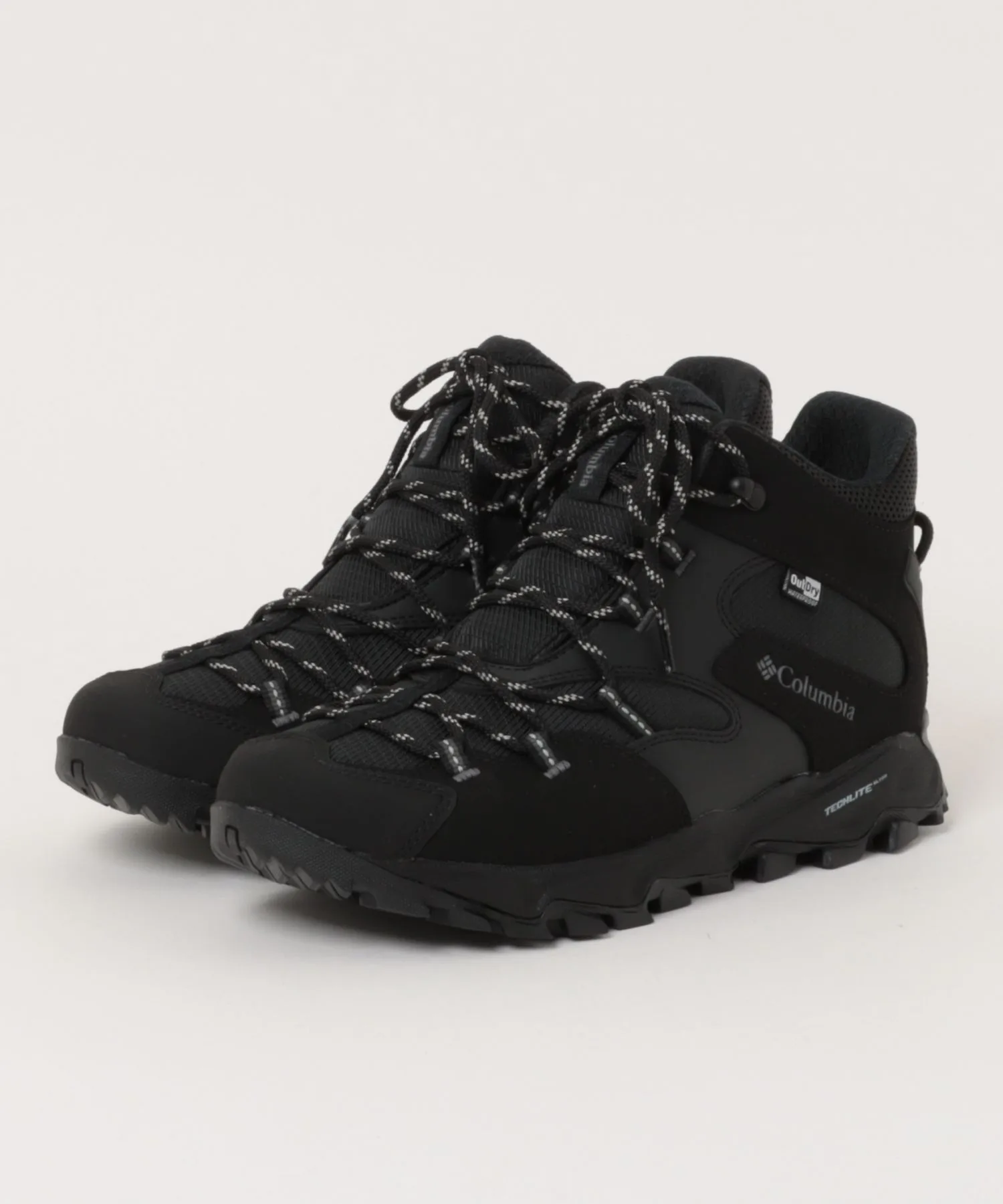 Мужские кроссовки для хайкинга с технологией OUTDRY SABER VI MID WIDE Columbia чёрные