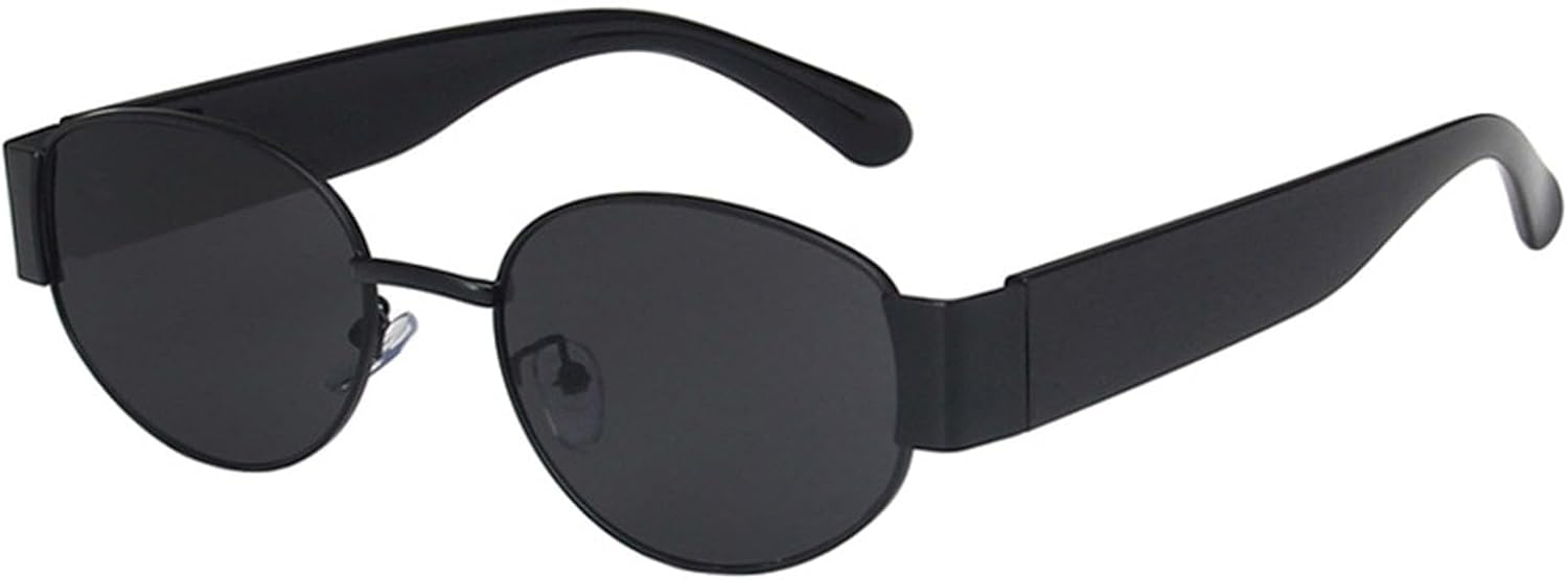 

Женские солнцезащитные очки в винтажном стиле, круглая металлическая оправа, защита от УФ-излучения UV400, подходят для вождения, отдыха на природе и игры в гольф TDWDKE, D