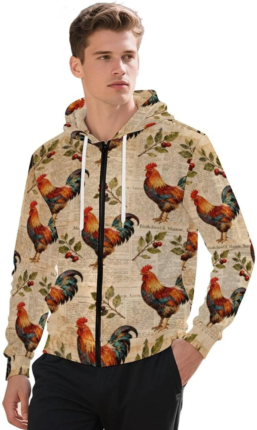 

Толстовка с капюшоном Full Zip Up для мужчин, желтый цвет Cloud, с карманом GemGam