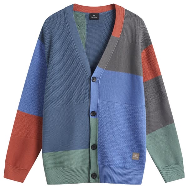 

Кардиган в стиле пэчворк Paul Smith, мультиколор