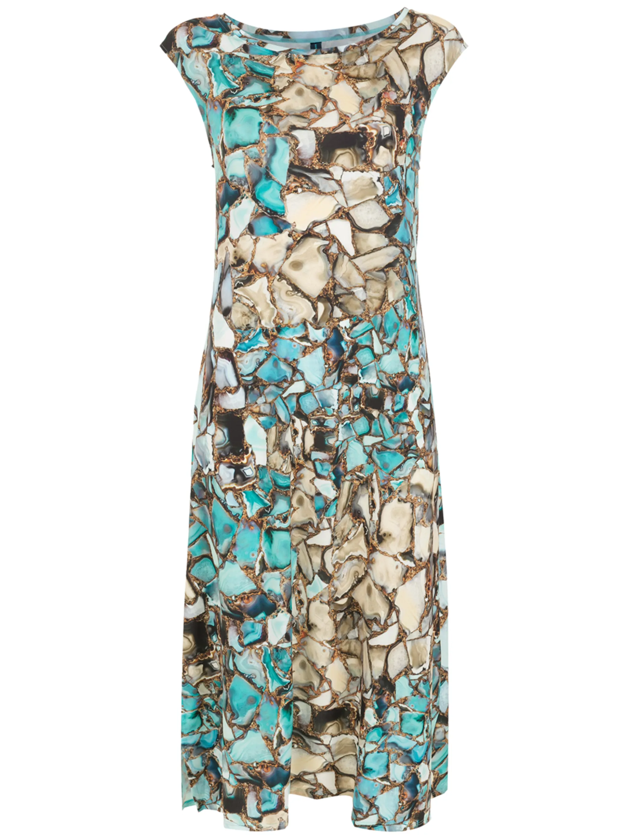 

Платье миди с принтом Lygia & Nanny, синий