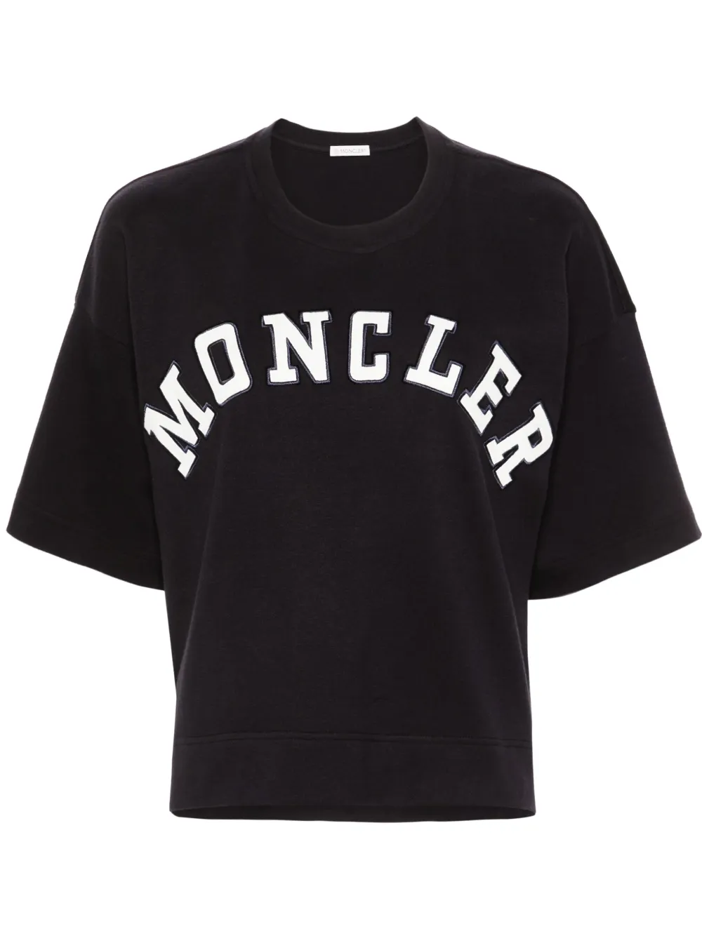 

Футболка с нашивкой-логотипом MONCLER, синий