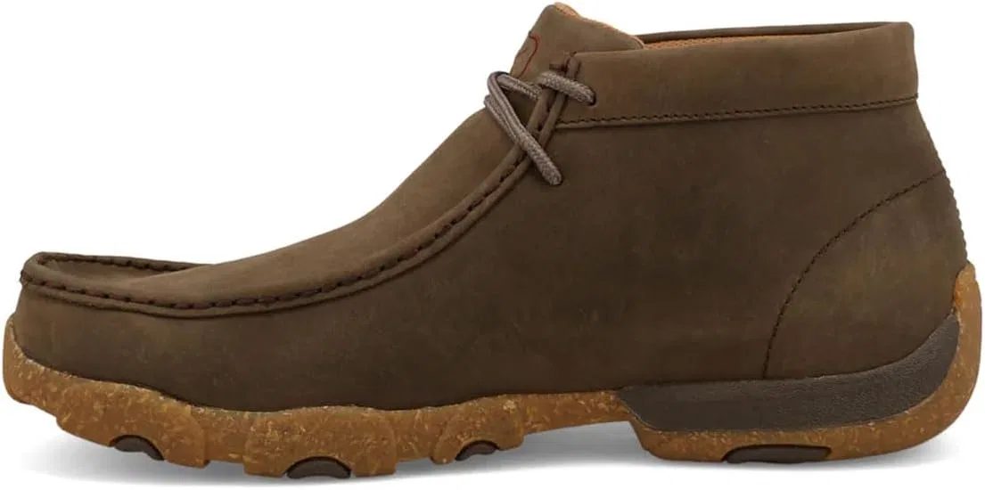 Мужские повседневные мокасины Twisted X Chukka с мыском - Mdm0095, Dark Brown — фото 2