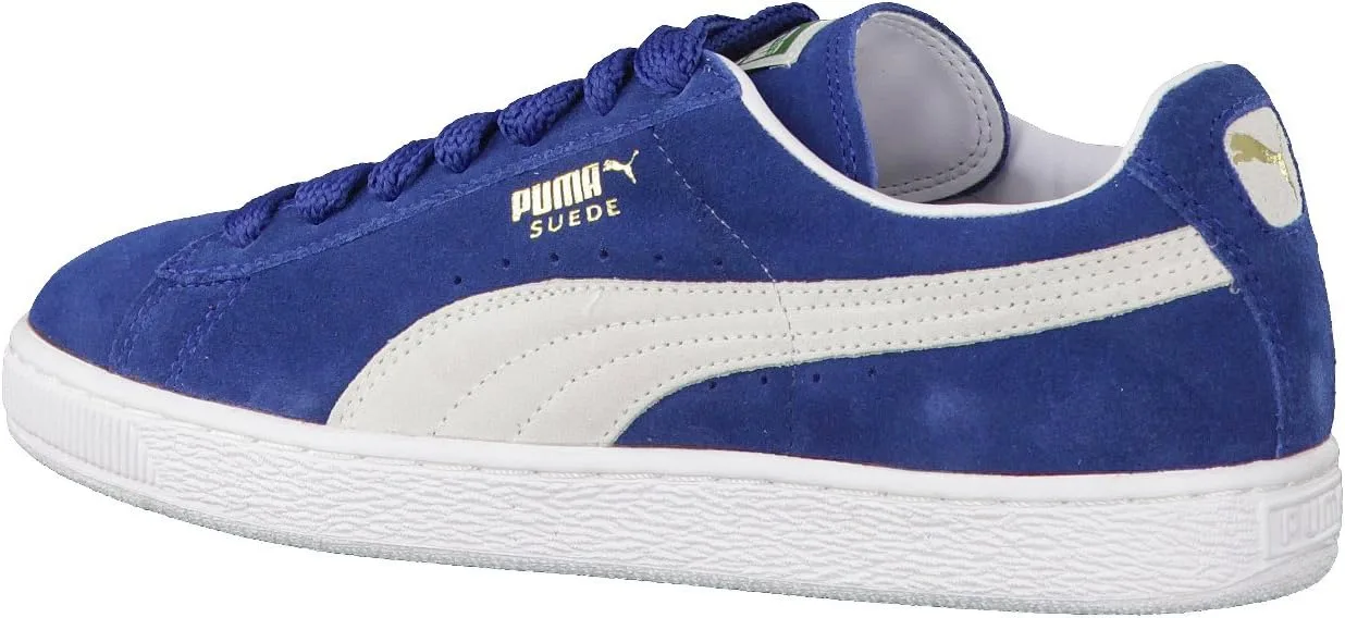PUMA Унисекс замшевые классические кроссовки для взрослых, белый — фото 3