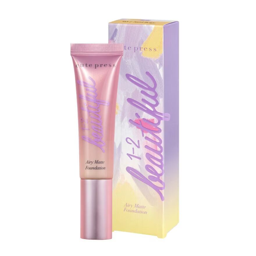 

Cute Press 1-2-Beautiful Airy Matte Foundation 30г. 03, Sand Beige