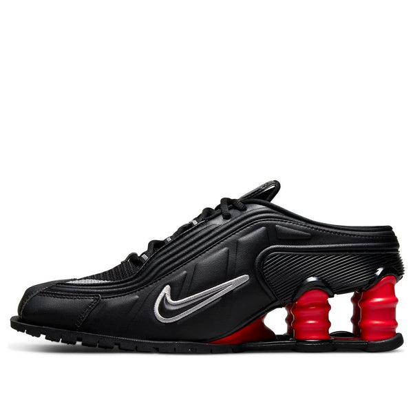 Кроссовки martine rose x shox mule mr4 'black comet red' Nike, черный