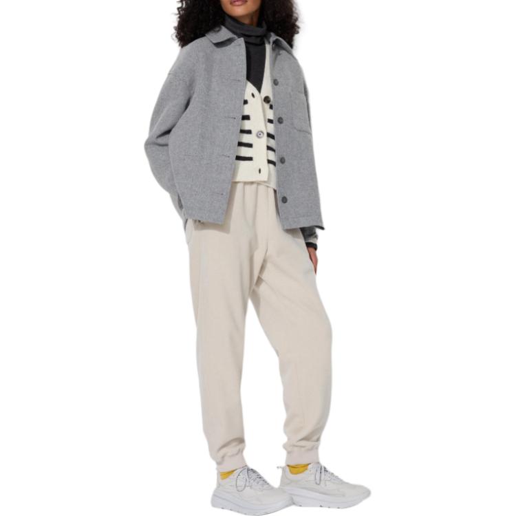 Повседневные брюки Unisex UNIQLO, светло-бежевый — фото 4