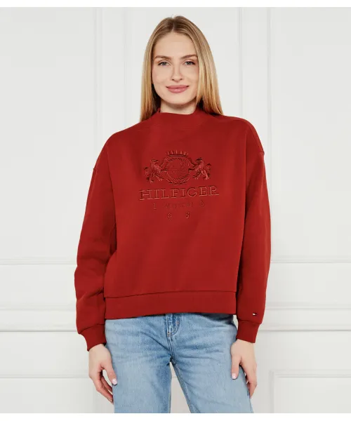 

Университетская толстовка Regular fit Tommy Hilfiger, красный