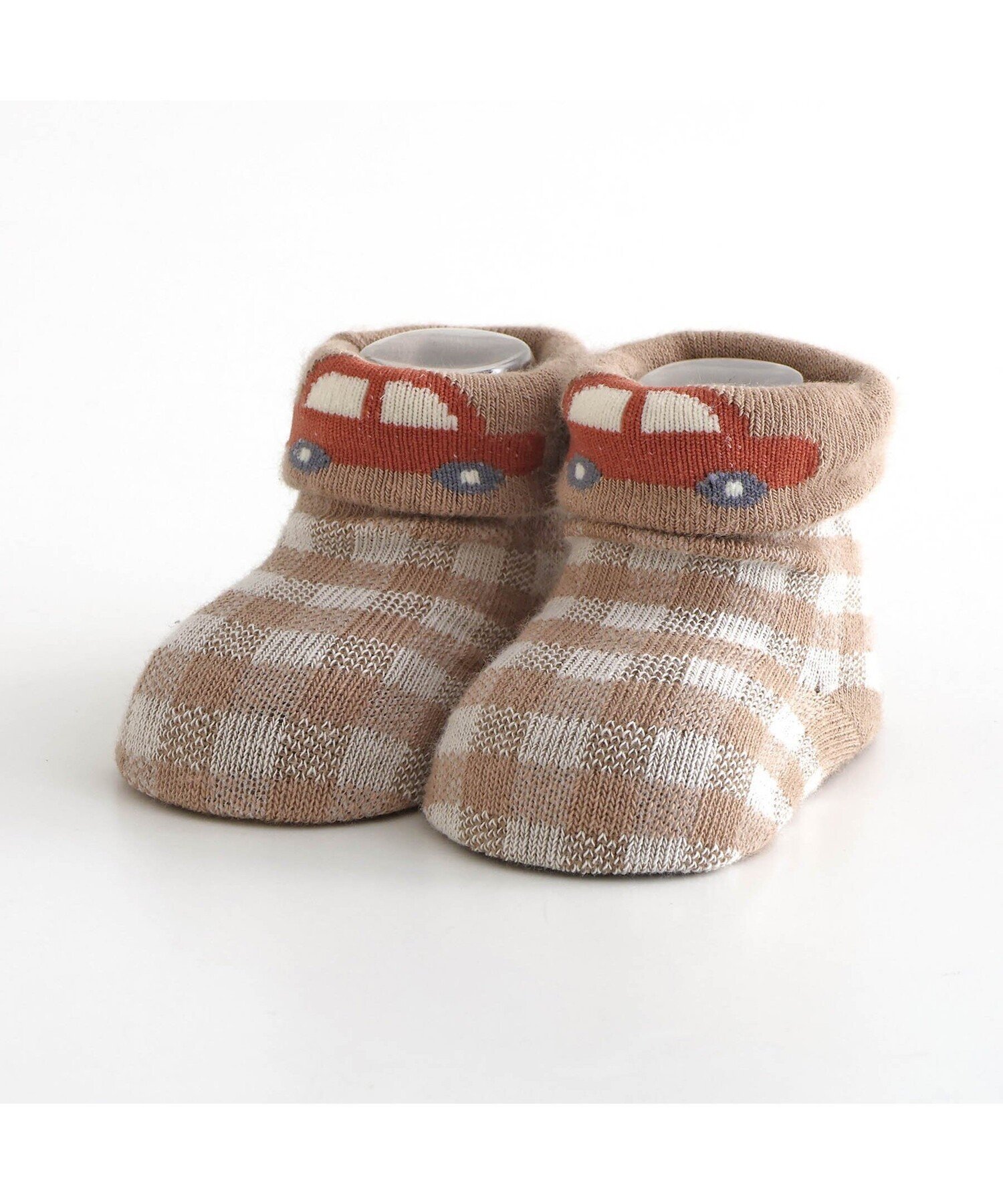 Детские носки с двусторонним рисунком Apres les cours, Beige